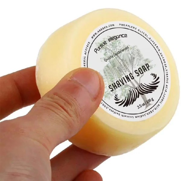 High Quality Sandalwood Shaving Soap Refill - Image 3