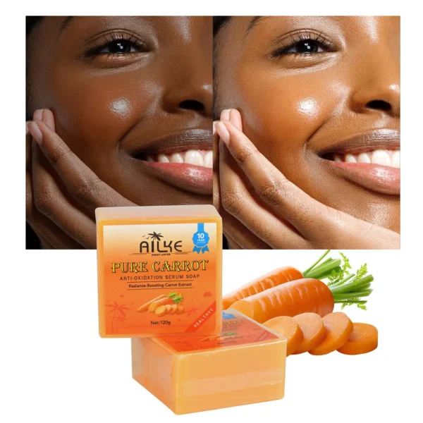 Carrot Anti-Oxidation Serum Soap, Cleaning Stains, Skin - Image 2