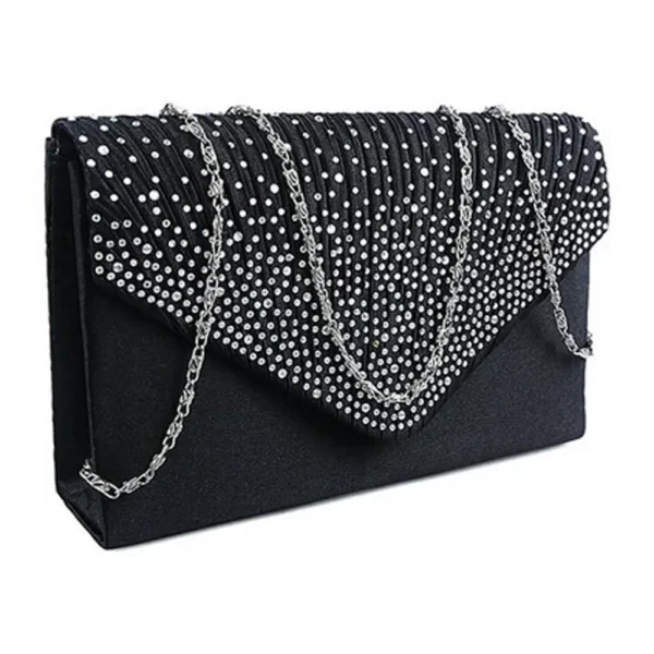 Ladies Satin Clutches Evening Bags - Image 3