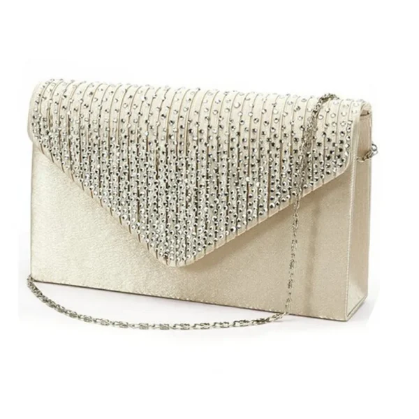 Ladies Satin Clutches Evening Bags - Image 2