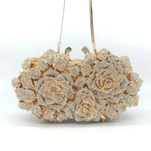 Women Crystal Clutches Bridal Handbags Wedding Party