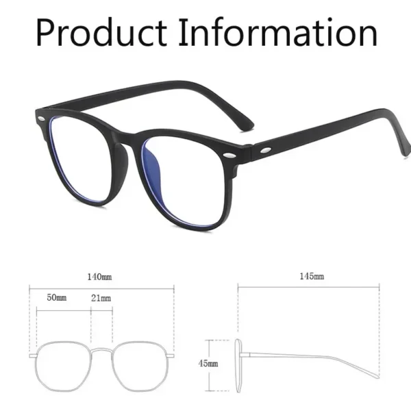 Men Women Luxury Clear Prescription Eyewear - Image 2
