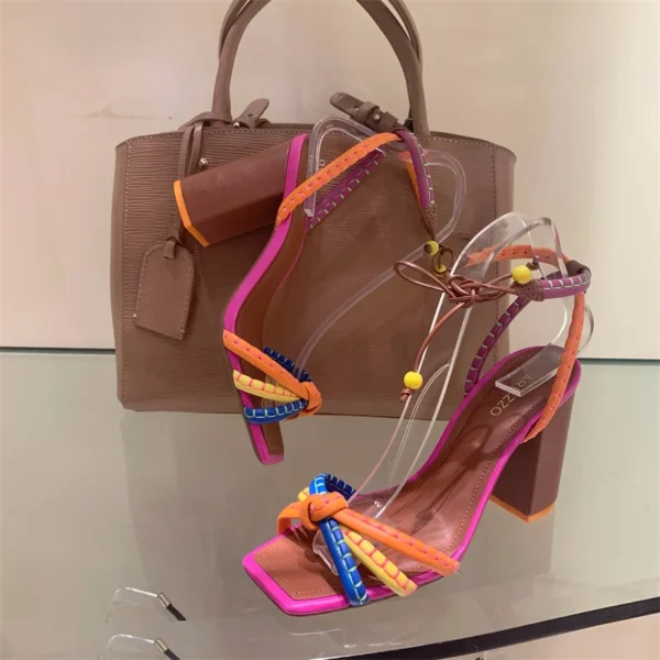 Brazil Fashion Luxury Twist Woven Sandals