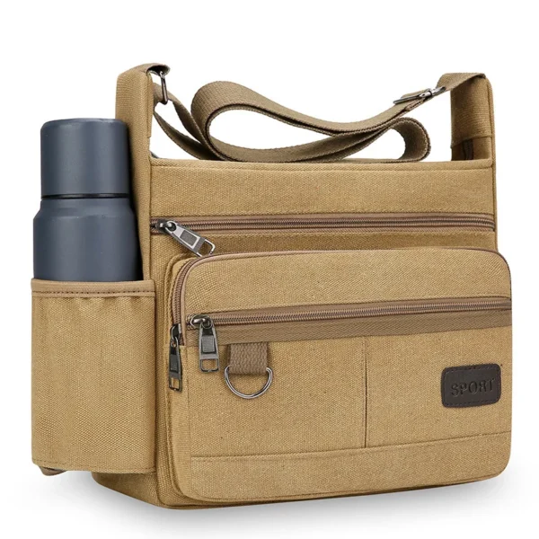 Men Canvas Shoulder Bags - Image 2