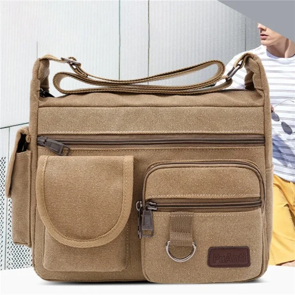 Men Canvas Shoulder Bags