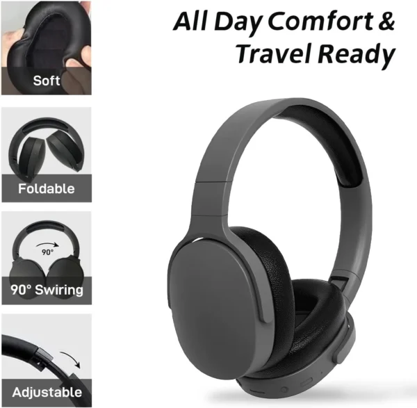 Wireless Bluetooth5.3 Headphones Over Ear - Image 5