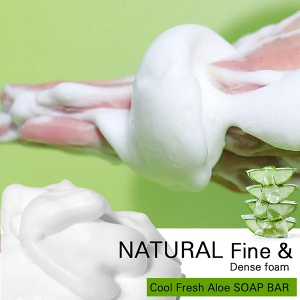 Aloe Vera Whitening Soap, Remove Acne, Pimples, - Image 3