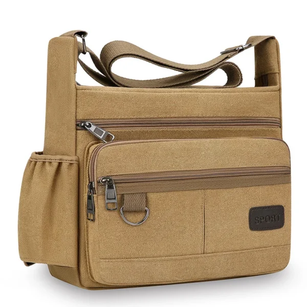 Men Canvas Shoulder Bags - Image 3
