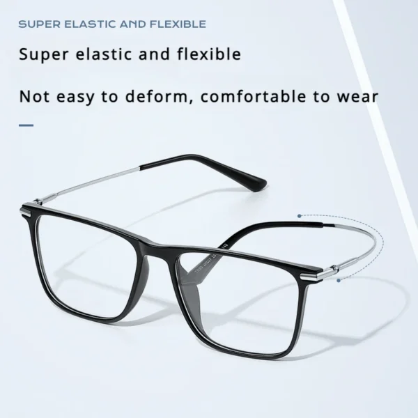 Men's Square Frames Anti-blue Light Reading Glasses - Image 2