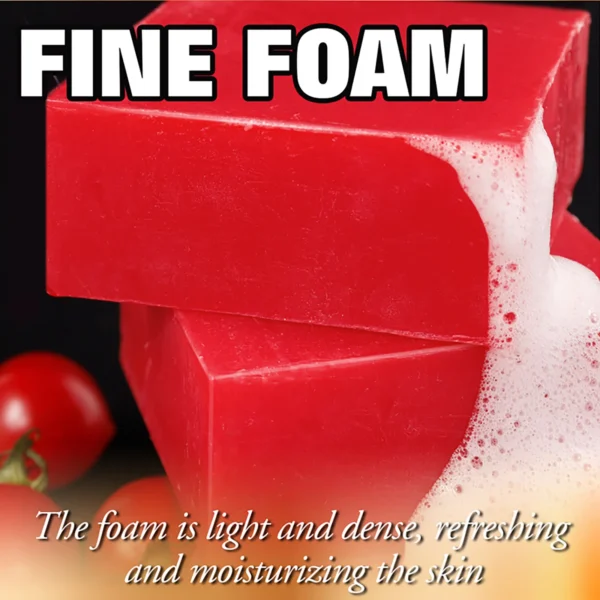 Organic Tomato Soap Bar, Lightening Skin, Deeply Clean, - Image 5