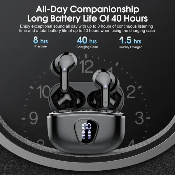 Headphones BT5.3 with ENC Noise Cancelling 48H - Image 3