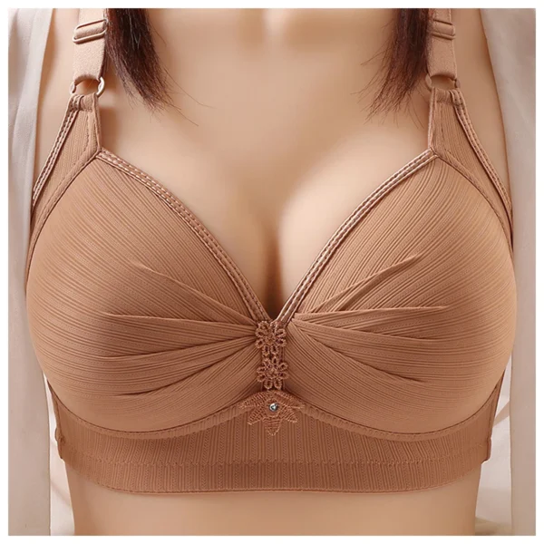 Women'S Push Up Wireless Bra Comfort Support - Image 3