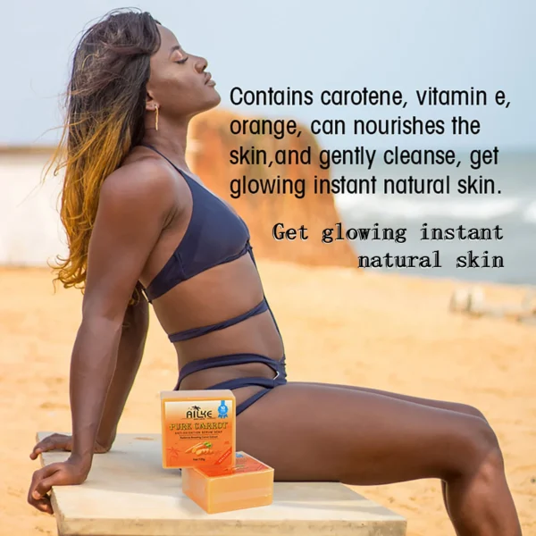 Carrot Anti-Oxidation Serum Soap, Cleaning Stains, Skin - Image 3