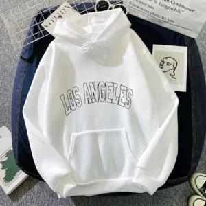 Hooded Sweatshirt Unisex Loose-Fit Autumn