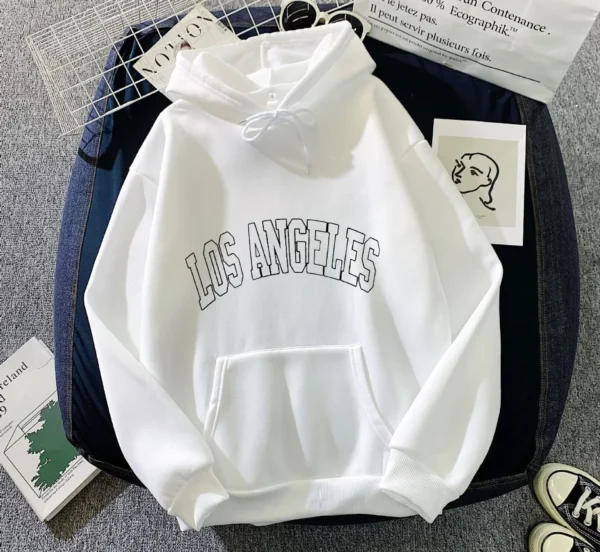 Hooded Sweatshirt Unisex Loose-Fit Autumn