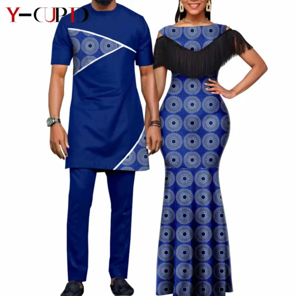 African Dresses for Women Matching Couple Outfits - Image 2
