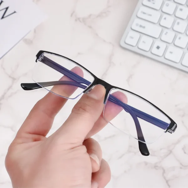 Glasses Men Women High Quality Half-frame - Image 3