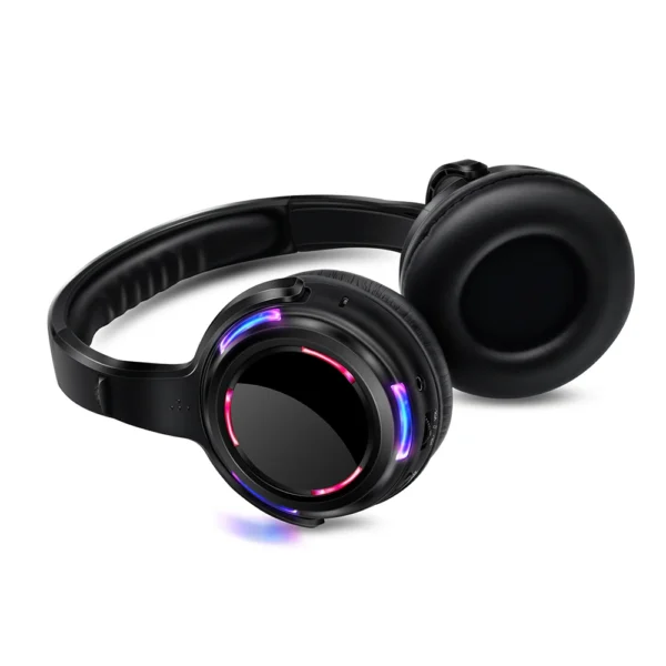 Wireless Headphone Headset with Led Flashing Light