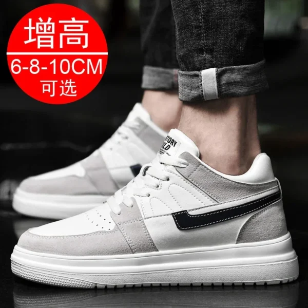 Elevator Shoes heightening sneakers for men - Image 2