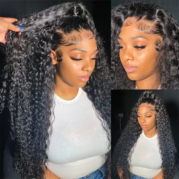 Wig 13x6 Human Hair Curly Wig For Women - Image 2