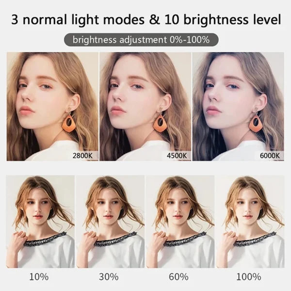 Selfie Ring Light Circle Fill Light Dimmable - Image 4