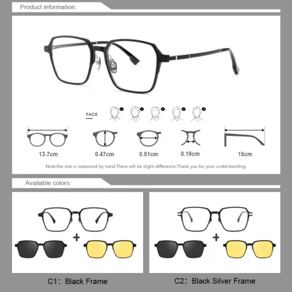 Glasses Men Women Anti Blue Ray Prescription - Image 5
