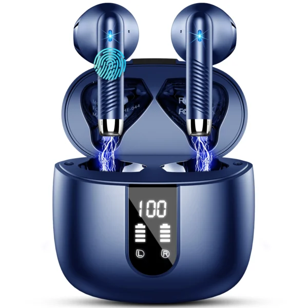 Wireless Earbuds, Bluetooth 5.3 Earbuds Stereo Bass,