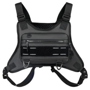 Front Chest Pack Running Vest Bag With Pocket Phone Holder