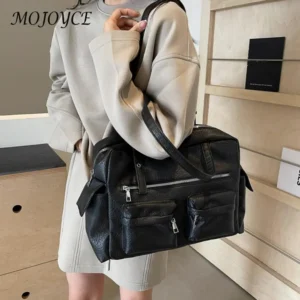 Women PU Leather Handbag Adjustable