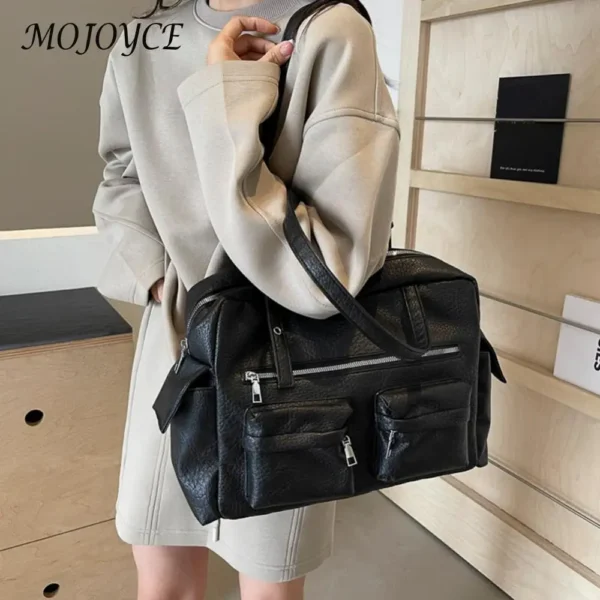 Women PU Leather Handbag Adjustable