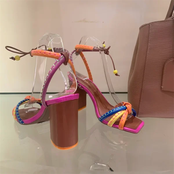 Brazil Fashion Luxury Twist Woven Sandals - Image 5