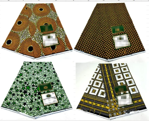 African Real Wax Fabric Nigeria Ghana Style - Image 4