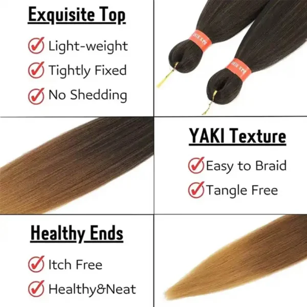 Stretched Braiding Hair - Image 2