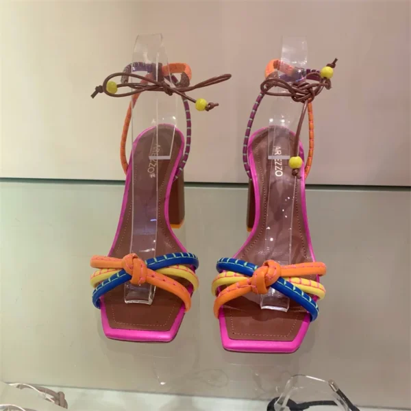 Brazil Fashion Luxury Twist Woven Sandals - Image 4