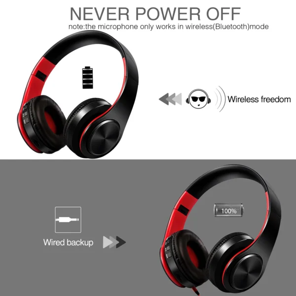 Wireless Bluetooth Headphones - Image 3
