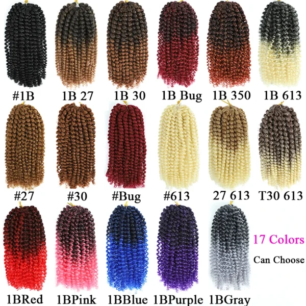  Hair Synthetic Afro Kinky Curly Braiding  - Image 3
