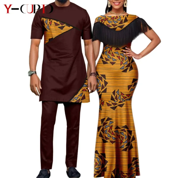 African Dresses for Women Matching Couple Outfits - Image 5