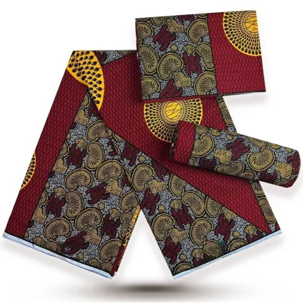 African Real Wax Fabric Nigeria Ghana Style