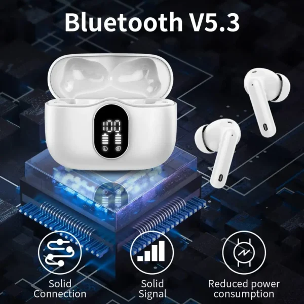 Wireless Earbuds with Bluetooth 5.3, - Image 4